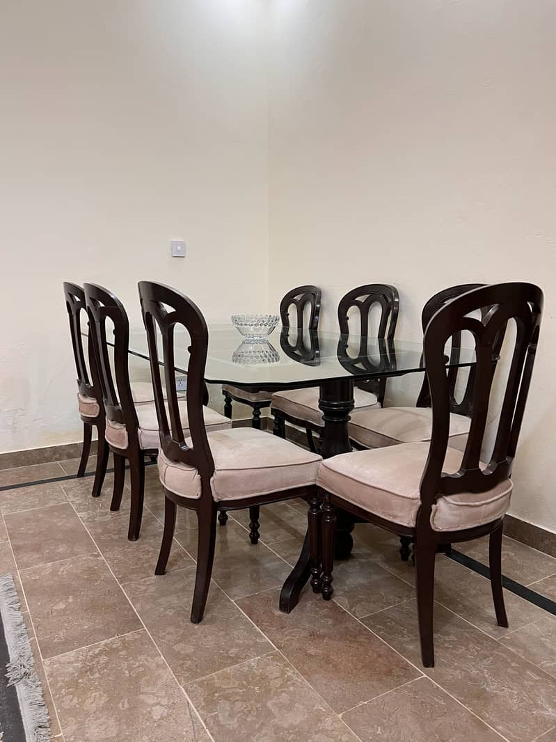 8 Seater Wooden Dining Table 5