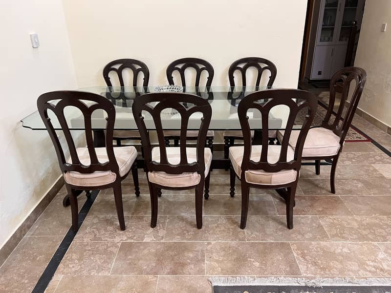 8 Seater Wooden Dining Table 6