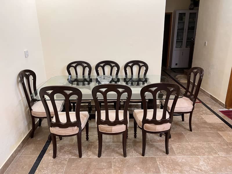 8 Seater Wooden Dining Table 7