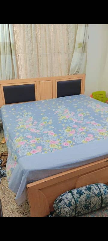Bed with spring metress 2