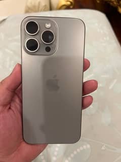 iphone 15 pro max , just box open PHYSICAL SIM, non pta, factory unlok