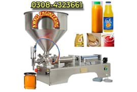 Liquid Filling Machine For Juice Water Paste Honey Gilue Cream Thick