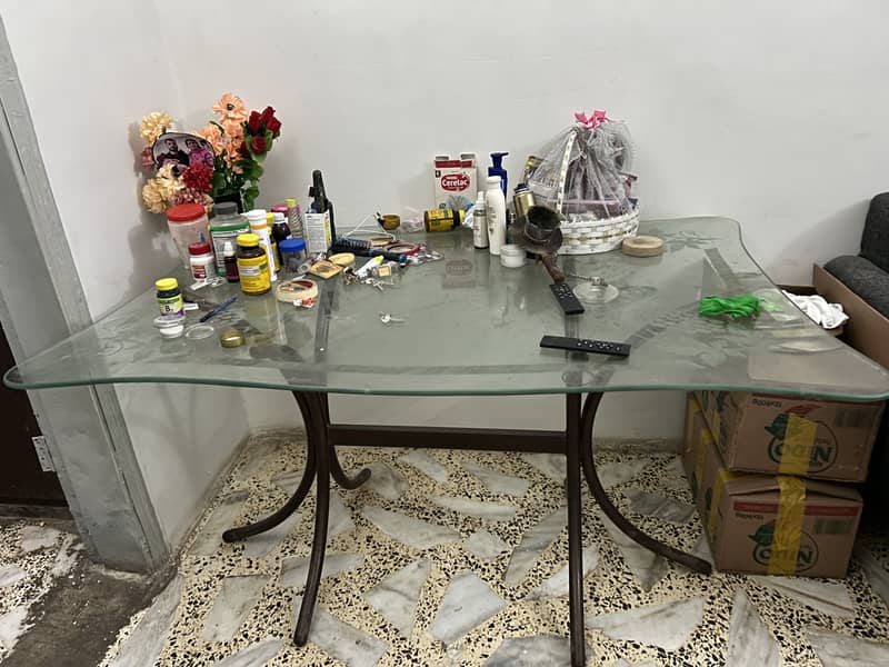 dining table and wall clock 0