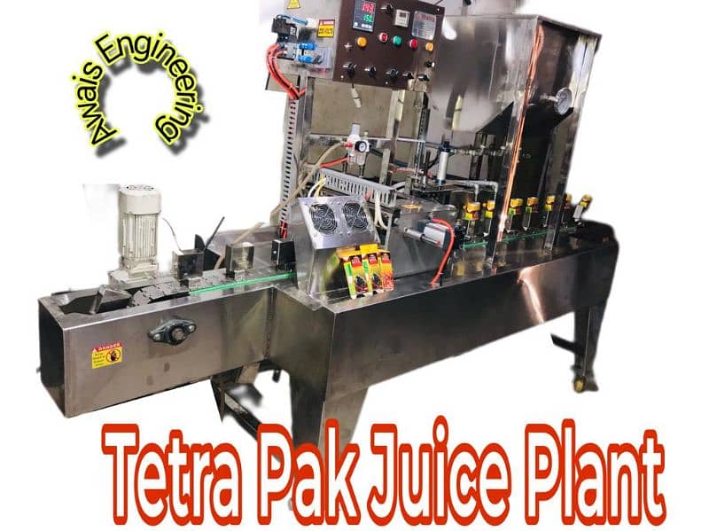 Tetra Pak Juice Filling Packing Machine Box Sealing Filling Packing 0