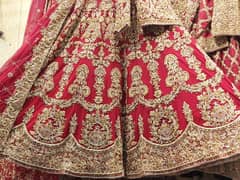 Barat lehanga Bridal Heavy Dress on Net work