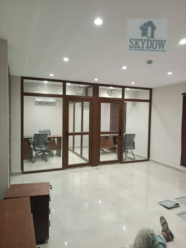 Almuinum Window |Upvc Doors |Industrial Almunium Glass Installation 0