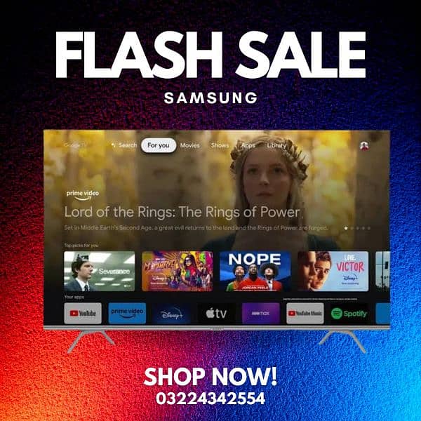 TCL 65" LED 4K/8K Android Smart TV 30% OFF!  Call Now: 0322-4342554 5