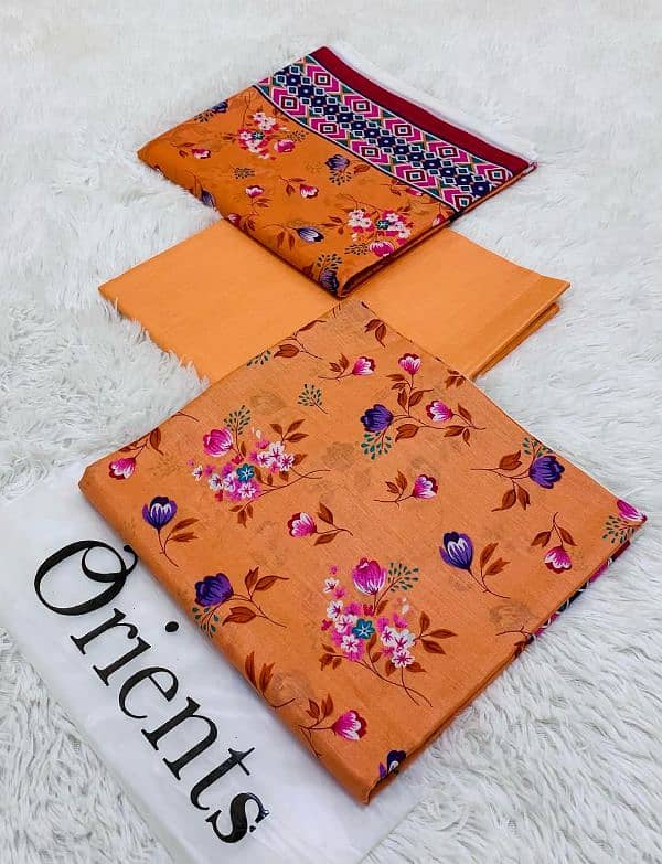 orient brand lawn 3 piece suit ladies summer collection 3