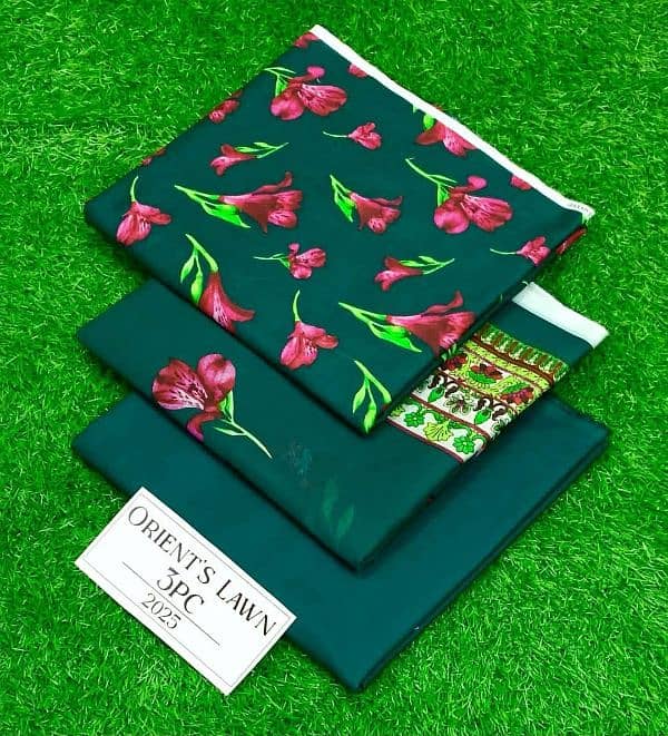 orient brand lawn 3 piece suit ladies summer collection 18