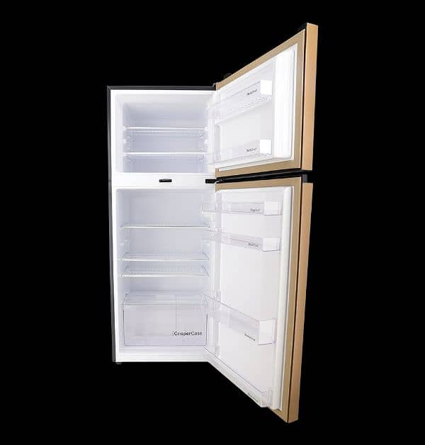 Dawlance REF 9178LF CHROME HAIRLINE BLACK Double Door Refrigerator 2