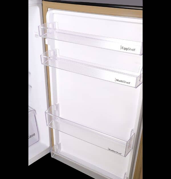 Dawlance REF 9178LF CHROME HAIRLINE BLACK Double Door Refrigerator 5