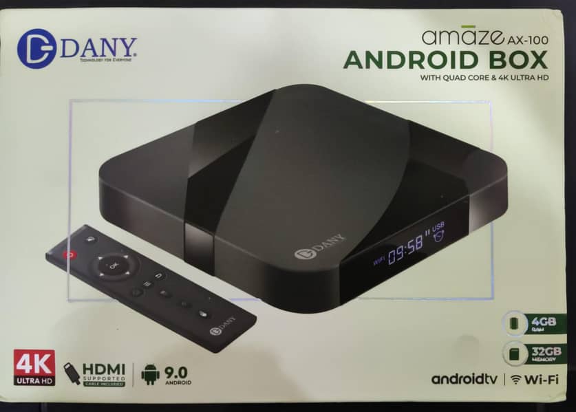 Dany Amaze Ax-100 android box 4/32 for sale 0