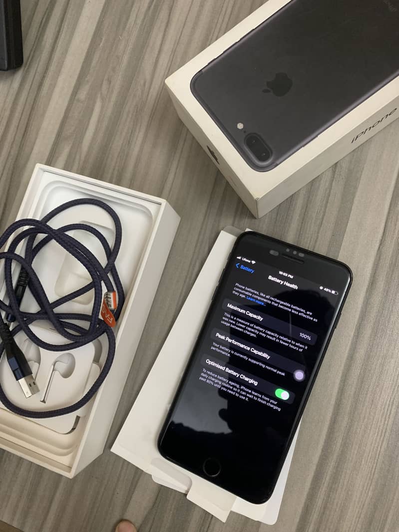 Iphone 7 Plus 128 GB PTA approved finger print not working 4
