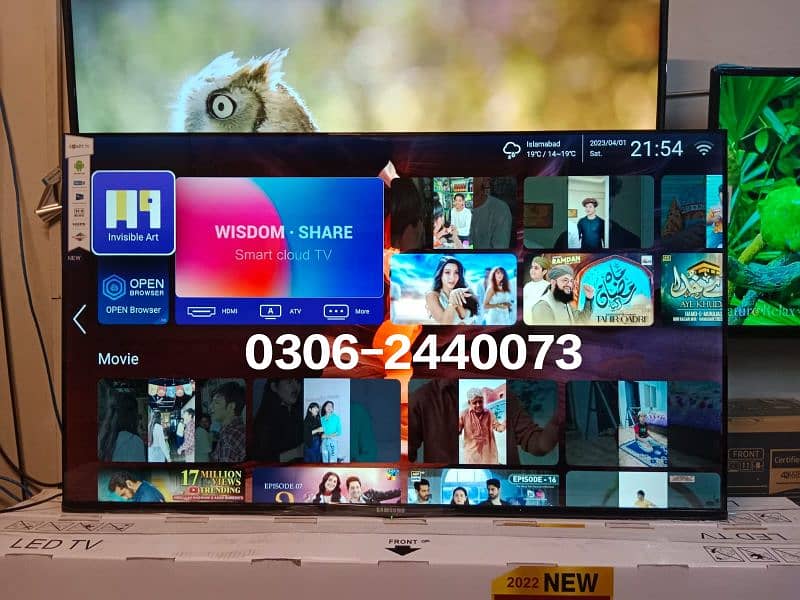 Google tv 32" 43" 48" 55" 65" 75" Android Smart led tv new model 2025 1
