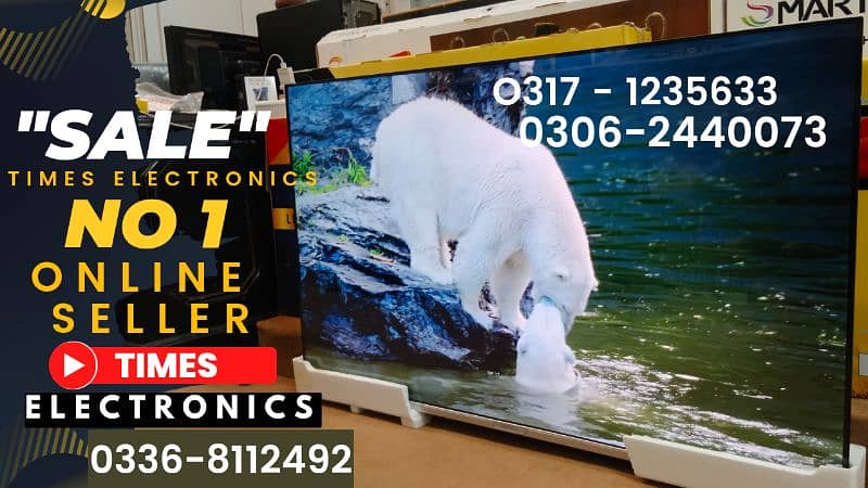 Google tv 32" 43" 48" 55" 65" 75" Android Smart led tv new model 2025 0