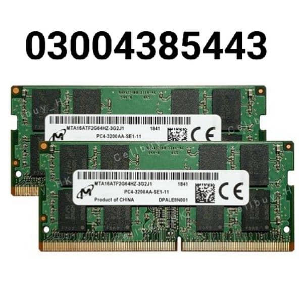 32GB DDR4 3200MHZ RAM LAPTOP BRANDED 0