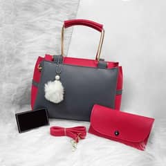 Stylish Girls Rexine Shoulder Bag  2 Pcs