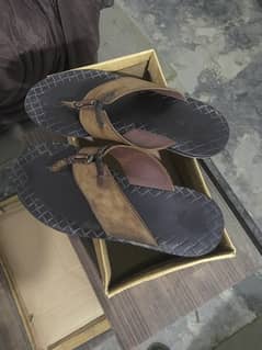 2 logo leather shoes slipper sandal size 10 brand homme
