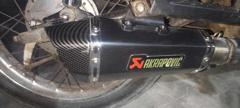 AKRAPOVIC EXHUST WITH DB KILLER whattsapp no 03467442803 4