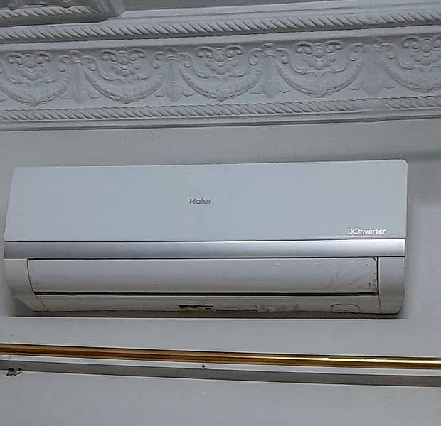 haier splite AC 1.5 ton boht km istemal hoa 0