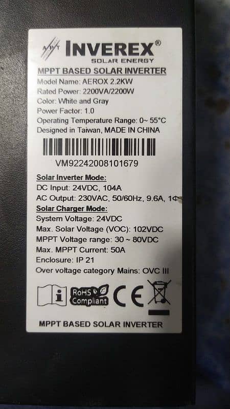 inverex 2.2kw inverter hybrid 1
