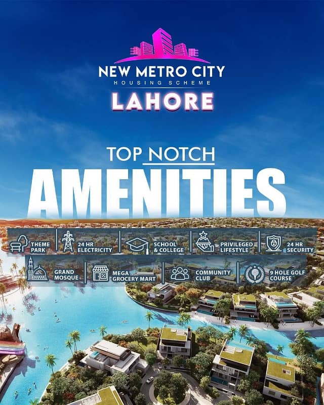Direct Deals Marketing Offers Prime Location Plot Available For Sale Reasonable Price On Easy Installement Plan in Pricint One Block New Metro City Lahore 0
