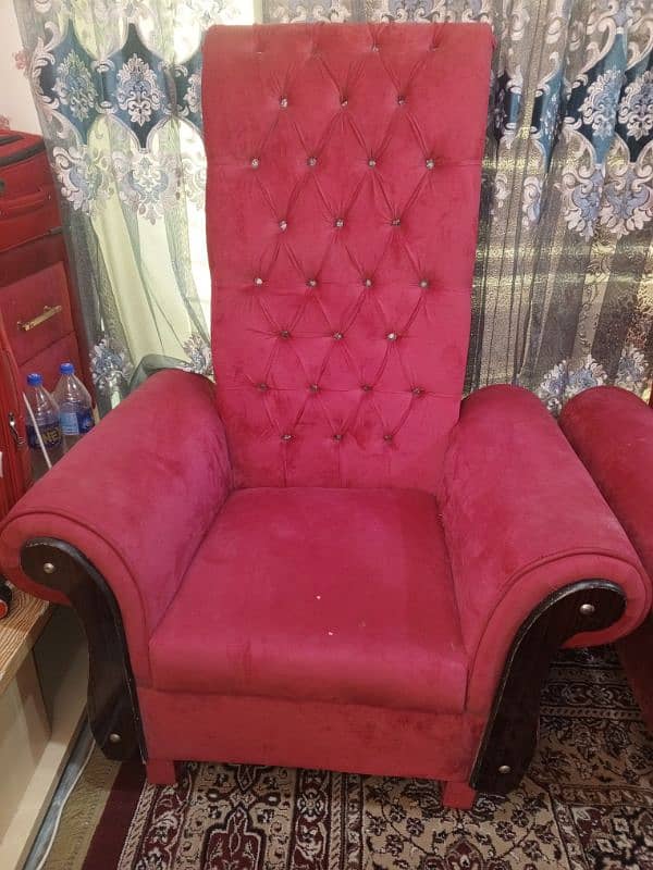 Two seater sofa with table 3