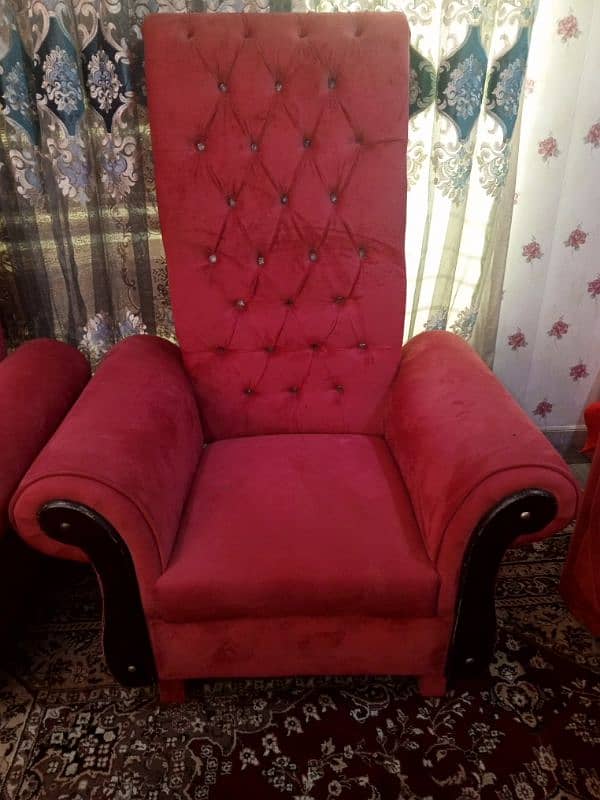 Two seater sofa with table 7