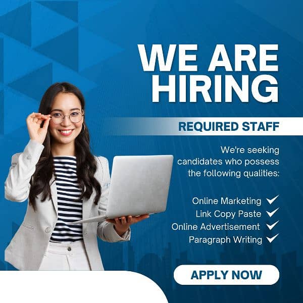 online job/ part time/ full time and simple typing jobs for boys girls 0