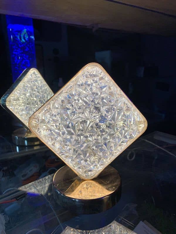 two colour wala lamp white and golden colour 0