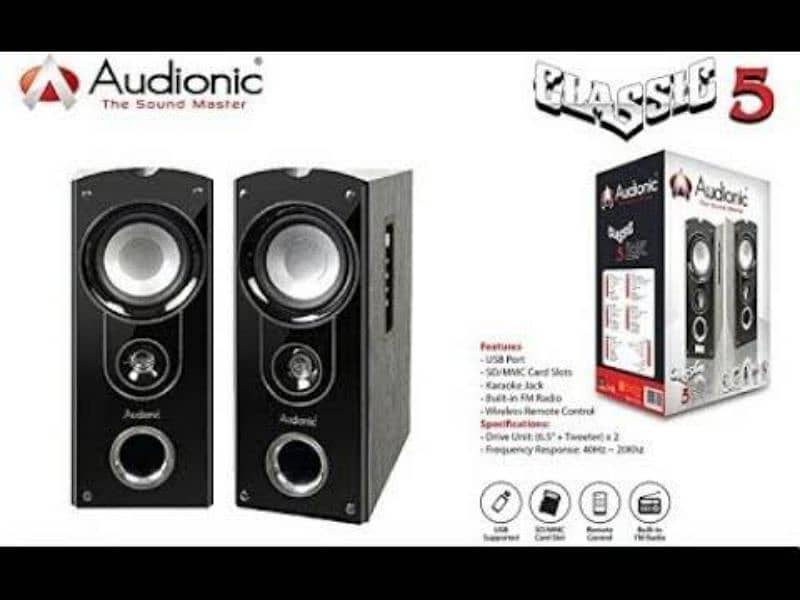 Audionic classic 5 for sale with 10 months warranty condition BrandNew 3