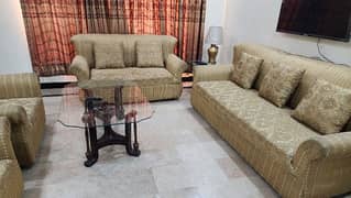 7 seater sofa set. new cloth perfect foam and solid structure
