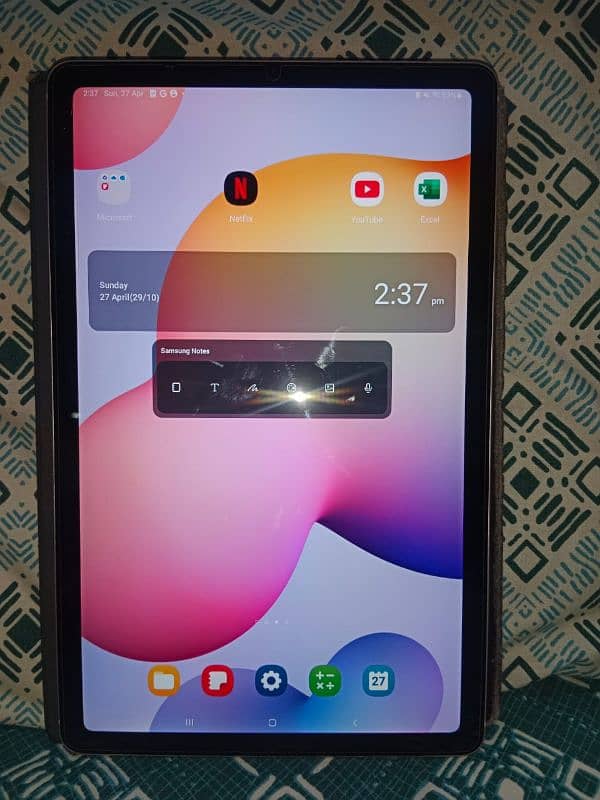 Samsung tablet S6 lite Condition 10/10 with spen and charger 1