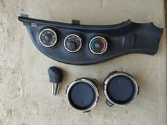 Toyota Vitz interior chrome panel with AC vent gear knob available