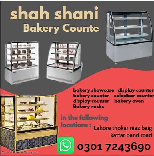 display counter / bakery counter/ cake counter /cake chillar 9