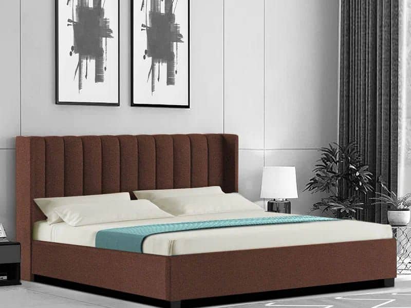 Poshish Bed with Side Tables/Bed set/Bedroom set 3