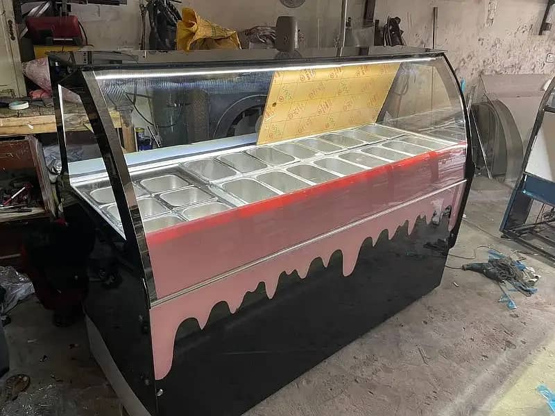 display counter / bakery counter/ cake counter /cake chillar 10