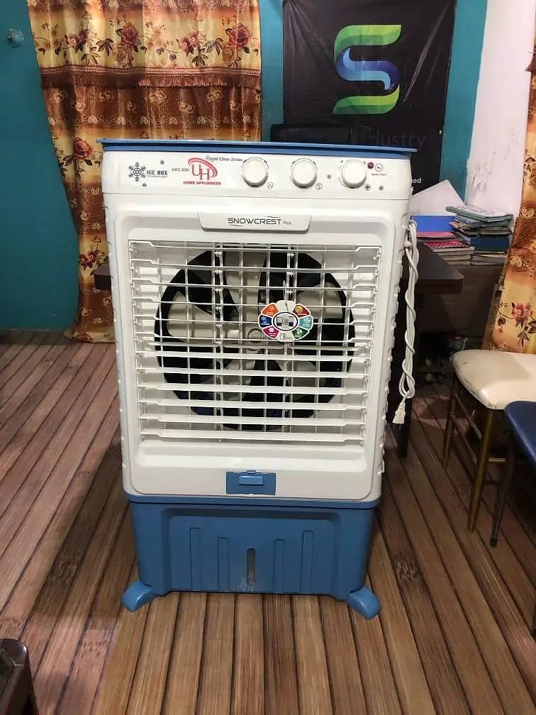 Room Air Cooler pure plastic body new box pack 1