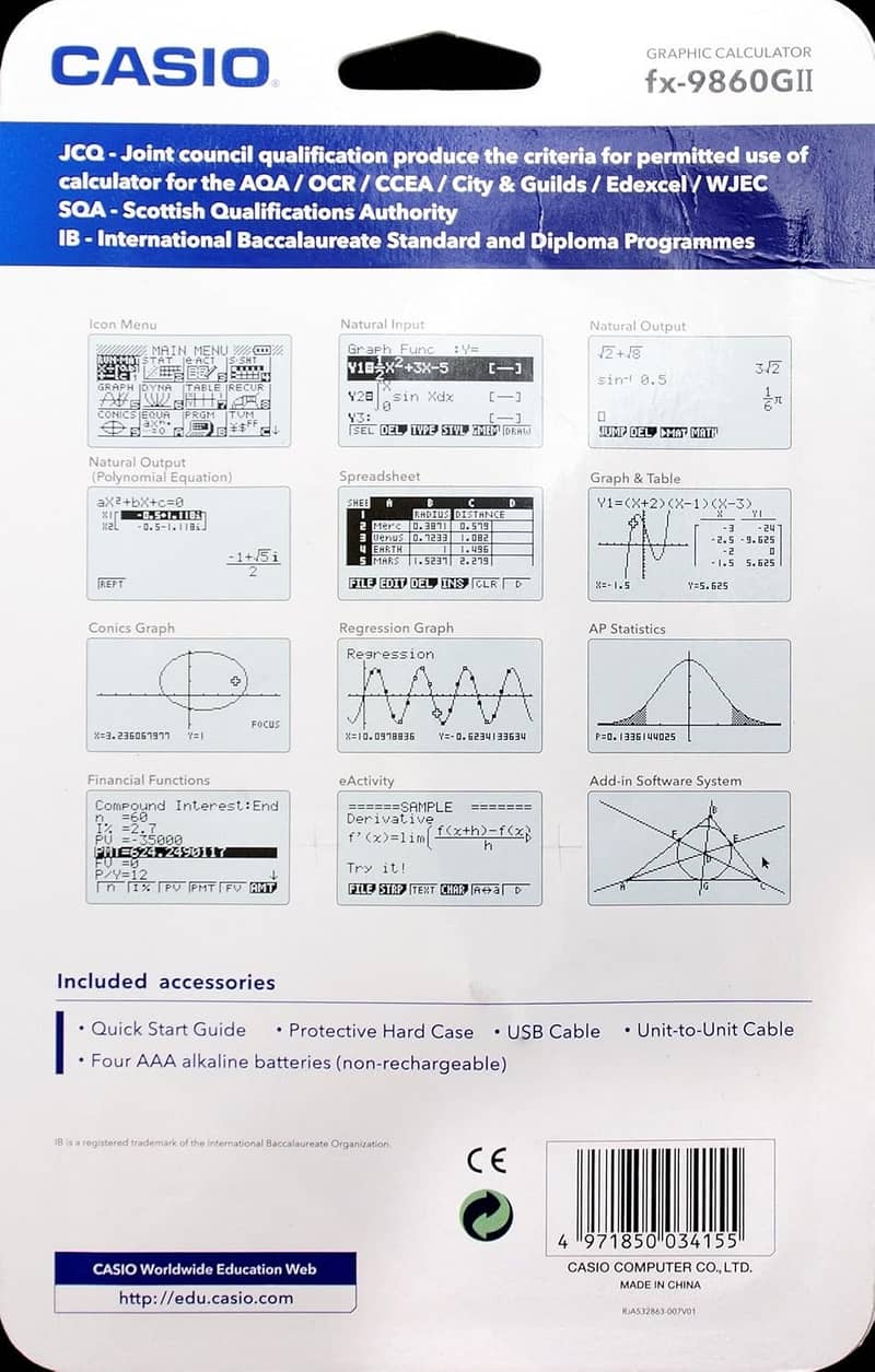 Casio fx-9860GII – Best Calculator for o-level, Engineering & Advanced 2