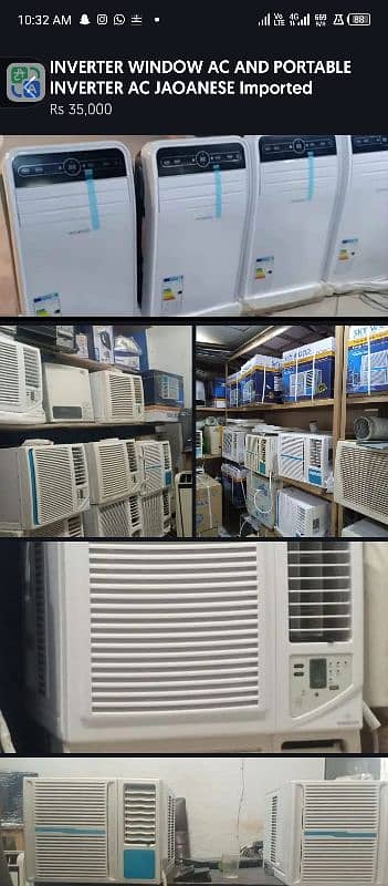 Window inverter AC Portable inverter AC japanese Original 0