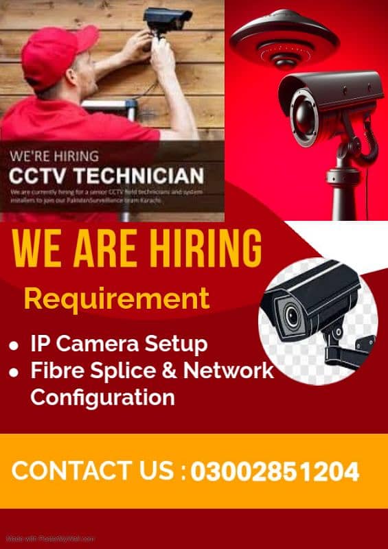 CCTV & FIBER Technician 0