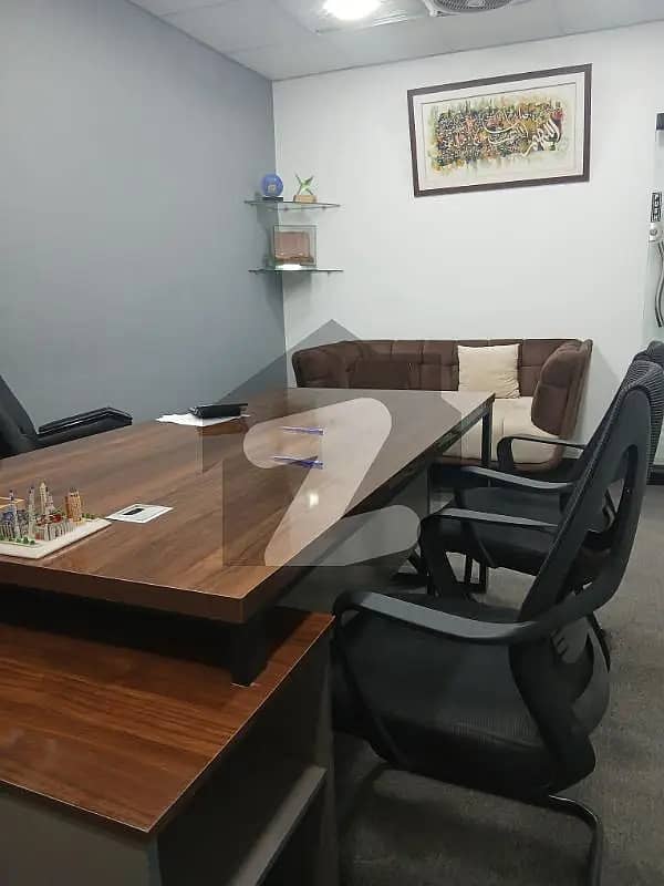 FULLY FURNISHED OFFICE IS AVAILABLE ON THE  RENT 24/7 COMMERRICAL BUILDING 24/7 STAND BY GENRETORAT SHAHR E FAISALp 4