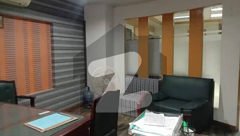 FULLY FURNISHED OFFICE IS AVAILABLE ON THE  RENT 24/7 COMMERRICAL BUILDING 24/7 STAND BY GENRETORAT SHAHR E FAISALp 14