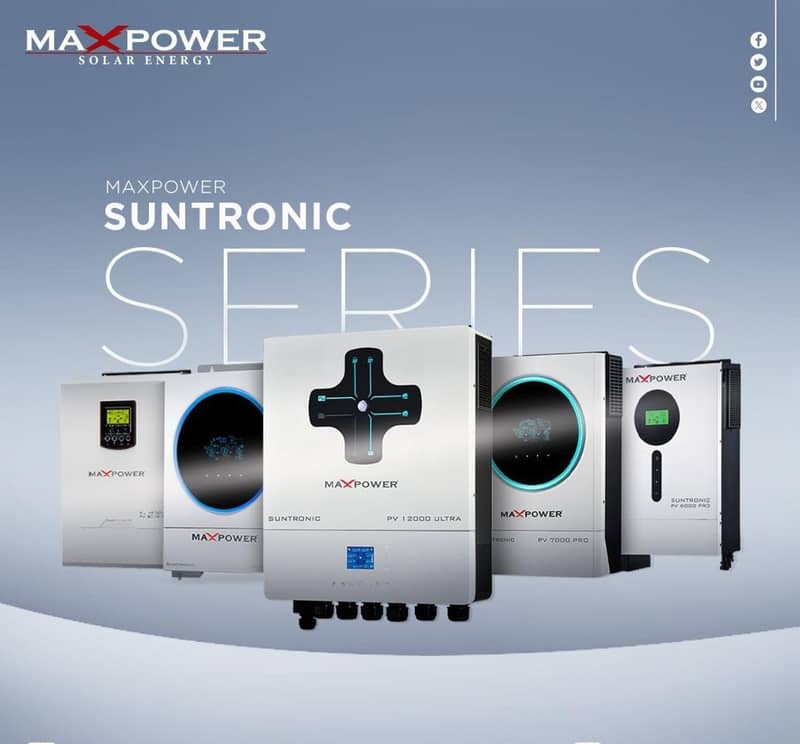 Solar Inverters | Hybrid On-Grid | Solis, Solar Max, inverex etc. 12