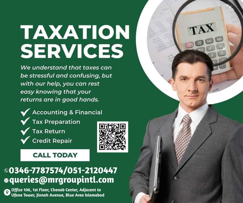 USA LLC Reg/Sales Tax, Income Tax Return, Tax Consult,FBR, Tax Filer, 9