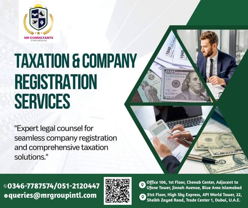 USA LLC Reg/Sales Tax, Income Tax Return, Tax Consult,FBR, Tax Filer, 14