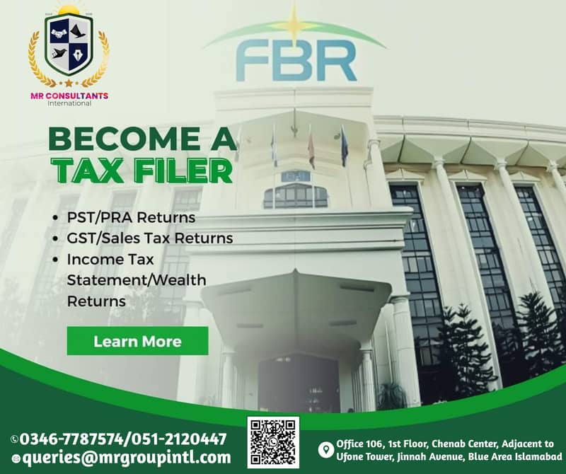 USA LLC Reg/Sales Tax, Income Tax Return, Tax Consult,FBR, Tax Filer, 18