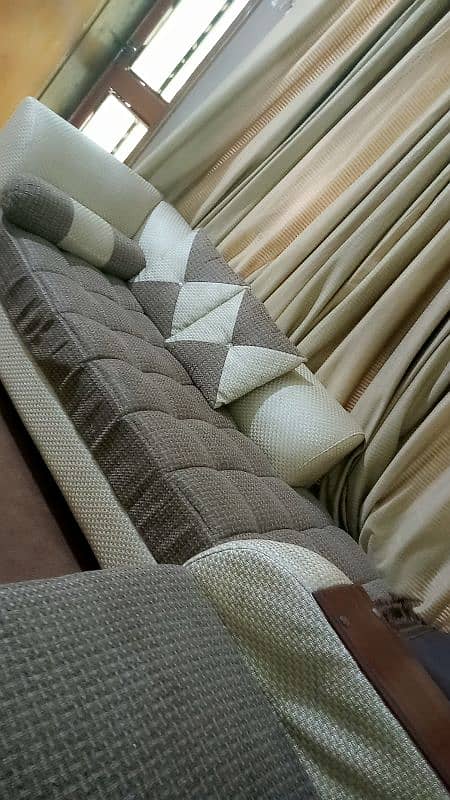 3 2 2 1 sofa with deewan and center table for urgent sale 1