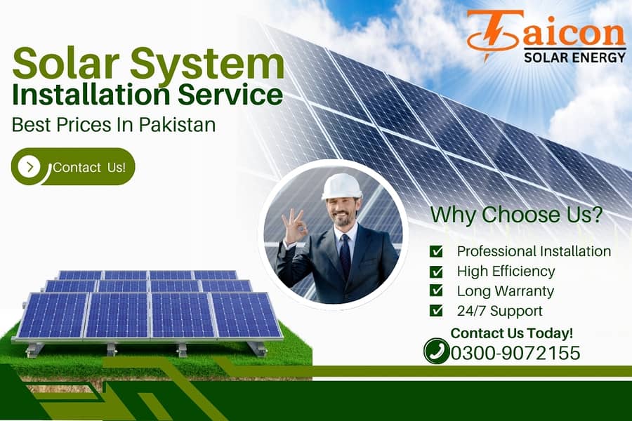 Solar System Installation | Complete Setup | JA traina Risen Inverex 1