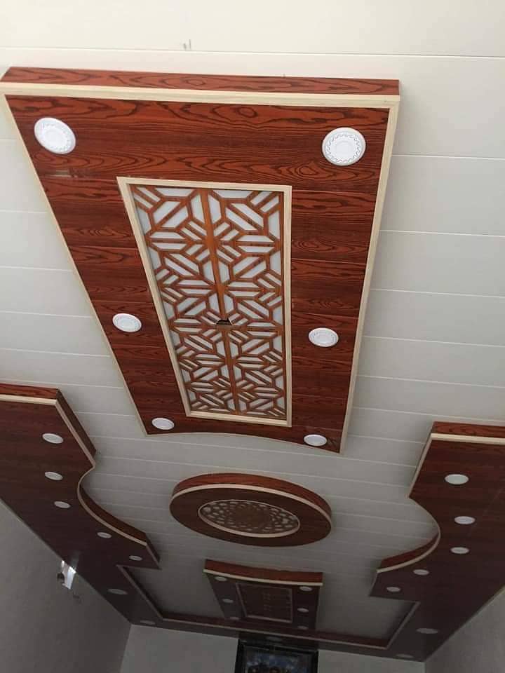 pvc wall panel. Wallpaper sheet. vinyl & wood flooring. ceiling. gras 7